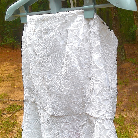 NEW Lilly Pulitzer Sienna Resort White Dress 2 Linings+Straps Lame Hem Sz16 R288 - Picture 4 of 15